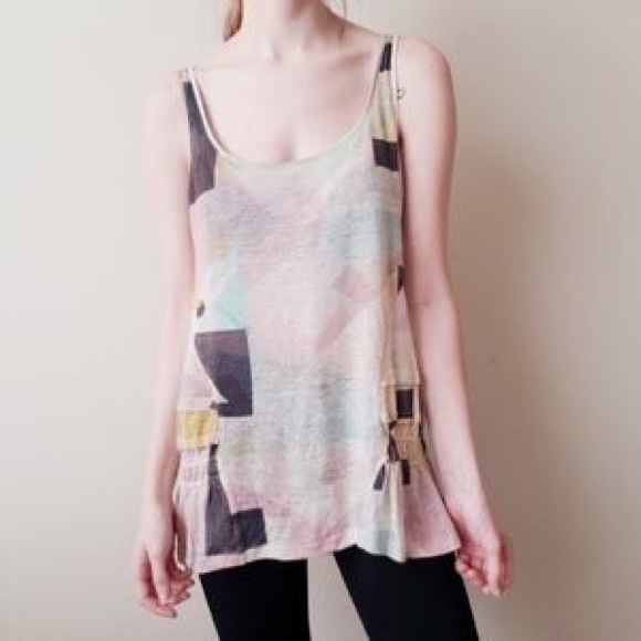 Theory Tops - Theory Larona Bandana Linen Tank